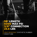 6000PSI 3/8" Non Marking Rubber Hose - Image 5