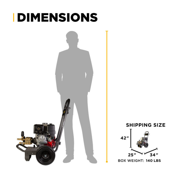 4,200 PSI 4.2 GPM Cold Water Gas Pressure Washer  B4213HCS - Image 5